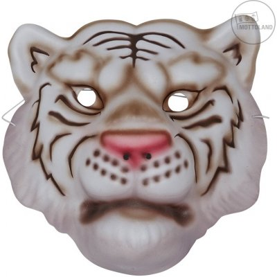 maska bílý tygr