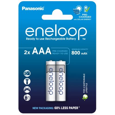 Panasonic Eneloop AAA 2ks 4MCCE/2BE – Zboží Živě