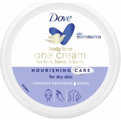 Dove vyživující krém na obličej a tělo pro suchou pokožku Body Love (Nourishing Care) 250 ml