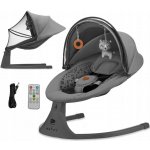 KINDERKRAFT Lehátko houpací s melodií 2v1 Lumi, do 9 kg, Premium Light Grey – Zbozi.Blesk.cz