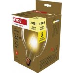 Emos LED VNT G125 4,5W(40W) 420lm E27 WW+ – Hledejceny.cz