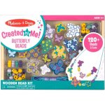 Melissa & Doug Dřevěné korálky Motýlci /120+/ – Hledejceny.cz