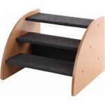 Flamingo Schůdky pro psy Karpi 41,5 x 38,5 x 30 cm šedé – Zboží Mobilmania