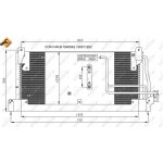 Kondenzátor, klimatizace NRF 35218 – Zboží Mobilmania
