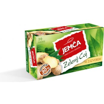 Jemča Čaj zelený se zázvorem 20 x 1,5 g