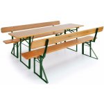 HTI Pivní set skládací s opěrkou 220 x 70 - FARBLOS KOV, KOV-63149 220 x 70 – Hledejceny.cz