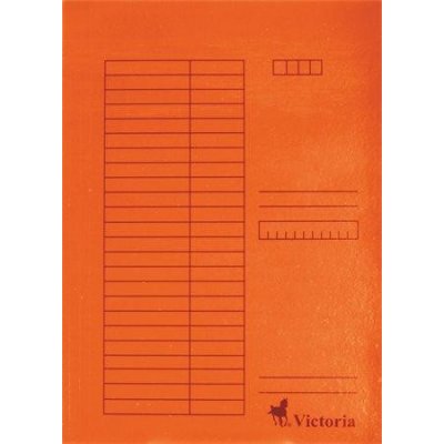 VICTORIA Desky s rychlovazačem oranžové karton A4 VICTORIA balení 5 ks – Zboží Mobilmania