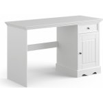Bílý nábytek Psací stůl Belluno Elegante malý, bílý, masiv, borovice