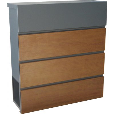 schránka poštovní 370x410x130mm dekor DŘEVO – Hledejceny.cz