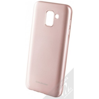 Pouzdro Molan Cano Jelly Case Samsung Galaxy J6 2018 růžově zlaté – Zboží Mobilmania