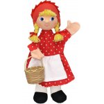 Moravská Ústředna Brno maňásek Karkulka s košíkem puntíkovaná – Zboží Dáma