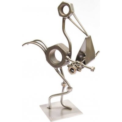 Kovová figurka Čáp 24 cm – Sleviste.cz