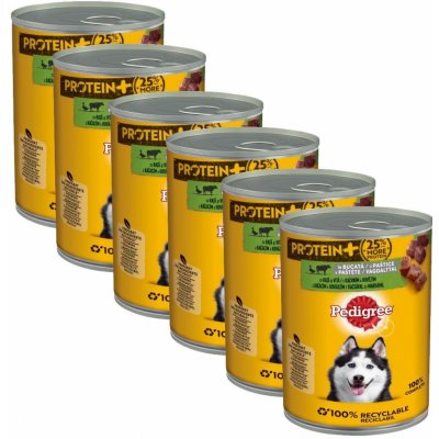 Pedigree s kachním a hovězím 6 x 0,8 kg – Zboží Mobilmania