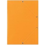 Donau spisové desky s gumičkou, A4, 3 klopy, oranžové – Zboží Mobilmania