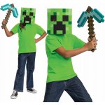 Minecraft Krumpáč Maska Pixel Creeper Dárek – Zboží Mobilmania