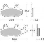 Brzdové destičky DP Brakes zadní TRIUMPH 1050 Tiger rok 07-13 – Hledejceny.cz