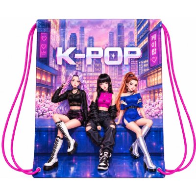 Dětský vak na záda K-Pop Demon Hunters růžový – Hledejceny.cz