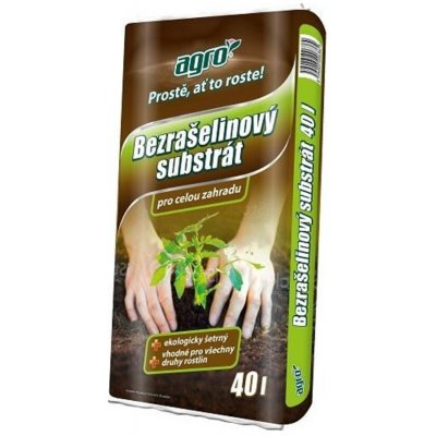 Agro CS Bezrašelinový substrát 40 l – Hledejceny.cz