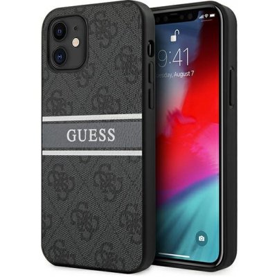 Pouzdro Guess Apple iPhone 12 mini 4G Stripe šedé – Zboží Mobilmania