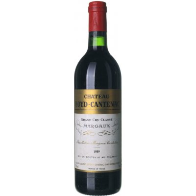 Chateau Boyd-Cantenac Margaux Grand Cru suché červené 1989 0,75 l (holá láhev) – Hledejceny.cz
