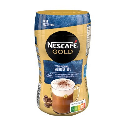 Nescafe Nescafé Gold Cappuccino se sníženým obsahem cukru 250 g – Zbozi.Blesk.cz