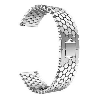 Drakero Kovový řemínek Luxary stříbrný 22 mm 10253 – Sleviste.cz