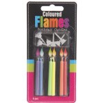 PARTYDECO Narozeninové svíčky s různě barevnými plamínky – Zboží Dáma