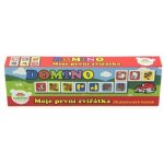 Domino Moje první zvířátka 28ks společenská hra v krabičce 21x6x3cm – Zboží Živě