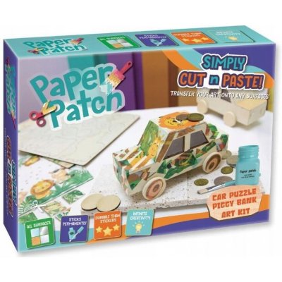 Strigo Kreativní sada pro děti decoupage DIY Dřevěné prasátko auto – Hledejceny.cz