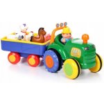 Kiddieland traktor se zvířátky Activity se zvukem a světlem 24752 zelená – Hledejceny.cz
