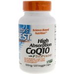 Doctor's Best High Absorbtion CoQ10 100 mg s BioPerine 120 kapslí – Hledejceny.cz