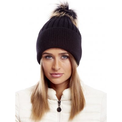 Wool Fashion Italia Čepice-AT-CZ-17230.43 Černá – Hledejceny.cz