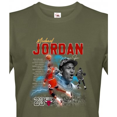 Bezvatriko pánské tričko Michael Jordan Military 69 – Zboží Mobilmania
