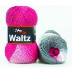 Vlna - Hep příze Waltz 5701 růžová a šedá