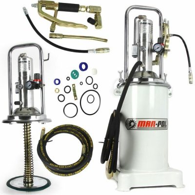 MAR-POL Pojízdná pneumatická vysokotlaká maznice 17l M78060 – Sleviste.cz
