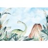 Tapety Postershop For kids dinosaur watercolourFototapety vliesové: - 368x254 cm