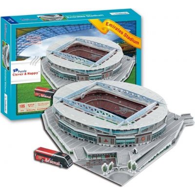 CLEVER&HAPPY 3D Stadion Emirates FC Arsenal 105 ks