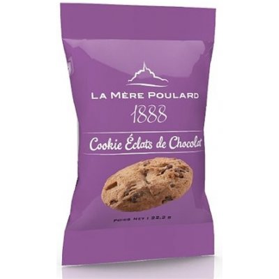 Basilur Sušenka s čokoládovými kousky Sables Eclats Chocolate Chip Cookie 1 biscuit La Mère Poulard 22,2 g – Zbozi.Blesk.cz