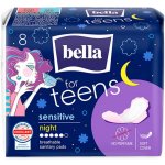 Bella For Teens Ultra Sensitive Night dámské vložky 8 ks – Zboží Dáma