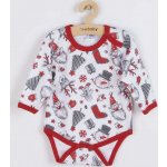 Kojenecké body s dlouhým rukávem New Baby Christmas – Sleviste.cz