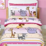 Bellatex povlečení Beáta Safari růžové 100 x 135 45 x 60 cm – Zboží Dáma