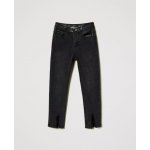 Twinset Girl Rifle s koženým detailem černé – Zboží Dáma