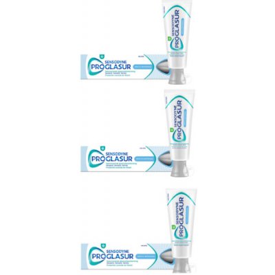 Sensodyne ProGlasur Gentle Whitening Dentifrice Tube 3 x 75 ml – Hledejceny.cz