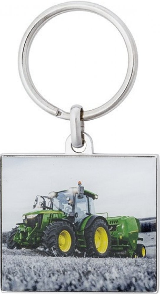 Přívěsek na klíče John Deere kovový traktor 5R | Srovnanicen.cz
