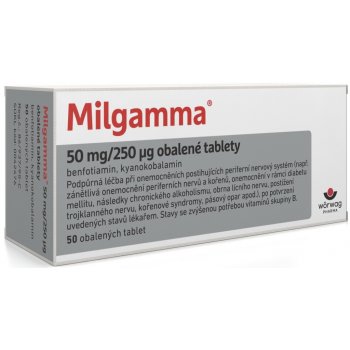 MILGAMMA POR 50MG/250MCG TBL OBD 50