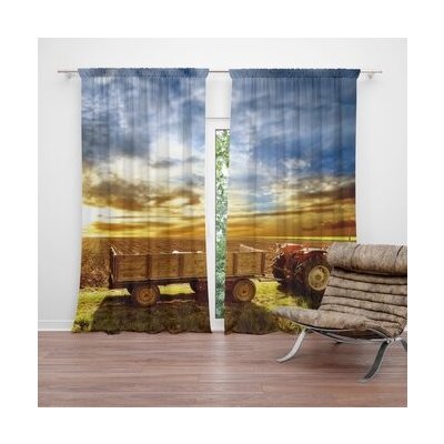 Sablio Závěs Traktor s vlečkou: 2ks 140x250cm – Hledejceny.cz