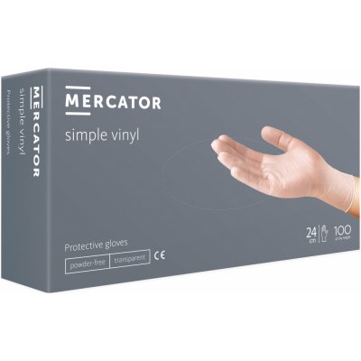 Mercator Medical simple vinyl Powder free 100 ks – Hledejceny.cz