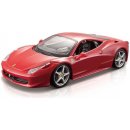 Bburago Ferrari Auto Race & Play 458 Italia červená 1:24