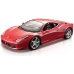 Bburago Ferrari Auto Race & Play 458 Italia červená 1:24 – Hledejceny.cz