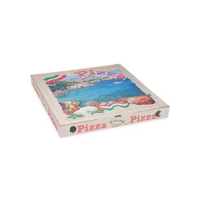 Krabice na pizzu z vlnité lepenky 50 x 50 x 5 cm (100 ks) – Zboží Mobilmania